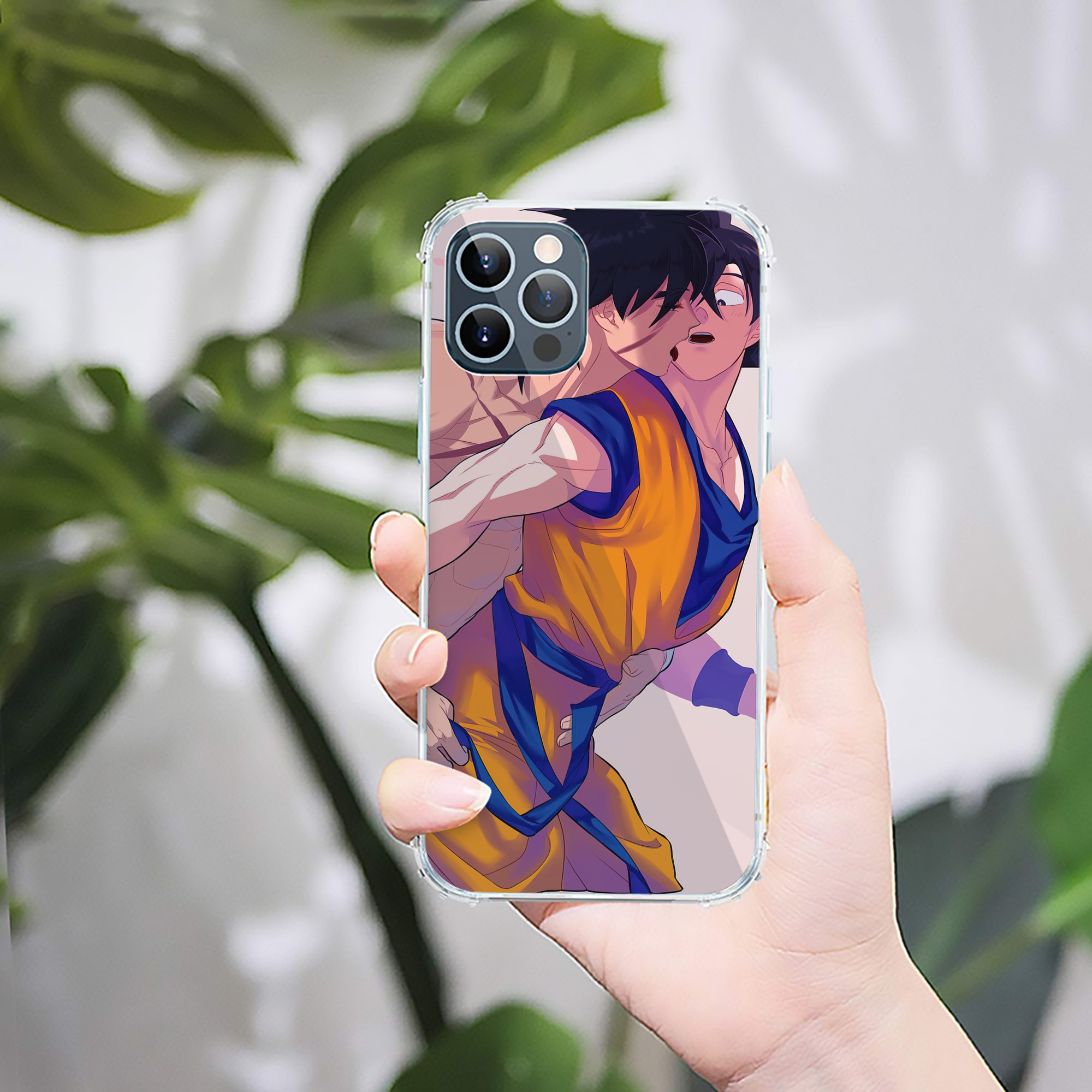 （画像用） ドラゴンボール DRAGON BALL 【iPhone 12シリーズ対応】透明スマホケース（クリアソフトケース）